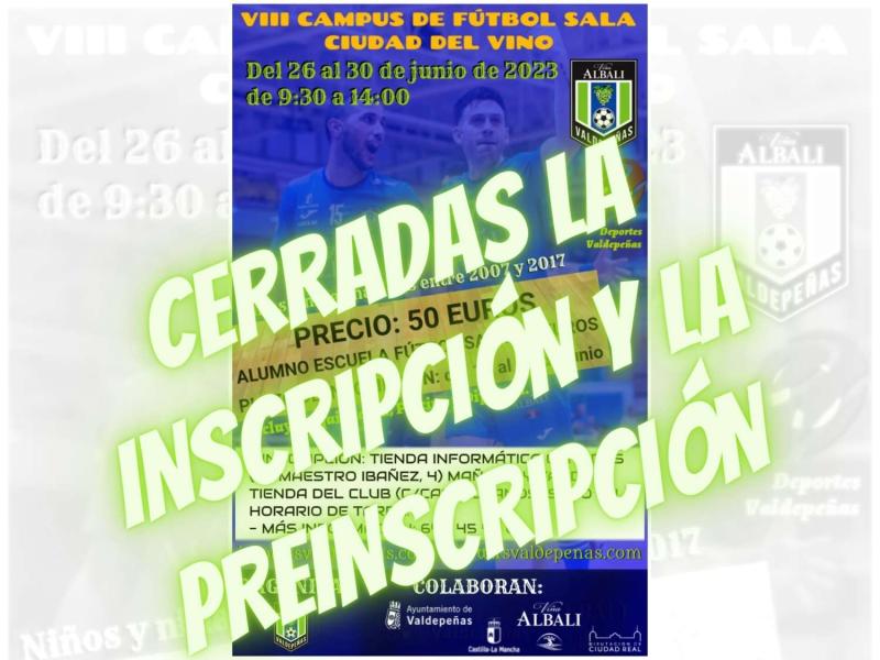 Comunicado oficial | Viii campus de fútbol sala ciudad del vino