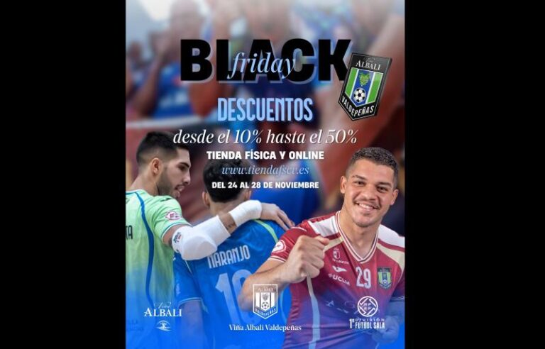 Noticia | El Viña Albali Valdepeñas lanza su campaña del Black Friday con descuentos especiales