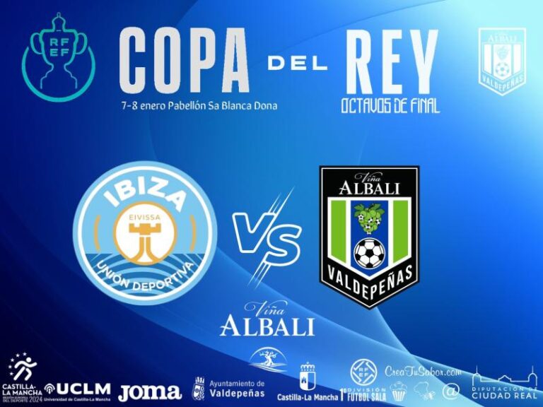 Noticia | Ud ibiza gasifred – Viña Albali Valdepeñas, en octavos de Copa del Rey