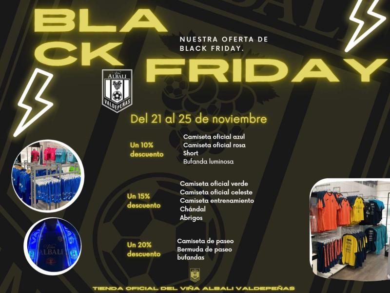Noticia | El Viña Albali Valdepeñas se suma al Black Friday