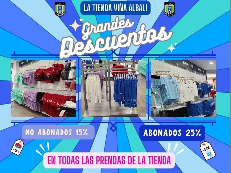 Noticia | Llegan los descuentos a la tienda oficial del Viña Albali Valdepeñas