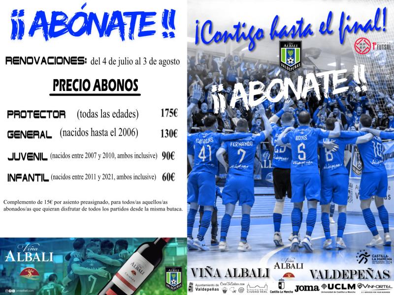 Campaña de abonados 2024/2025 «contigo hasta el final”