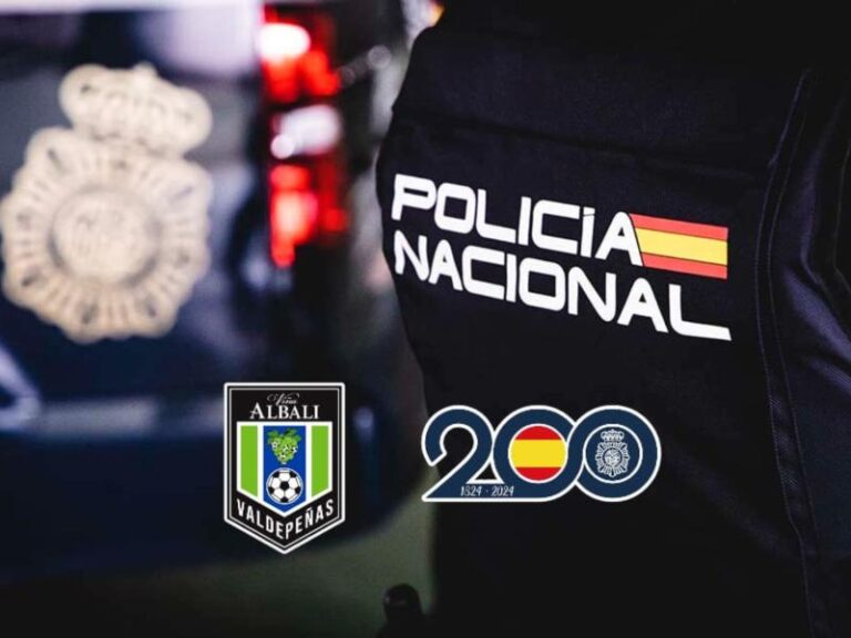 El Viña Albali Valdepeñas rendirá homenaje a la policía nacional en su 200 aniversario