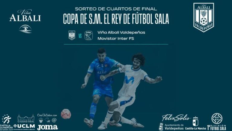 Noticia | El Viña Albali Valdepeñas recibirá a Movistar Inter en cuartos de Copa