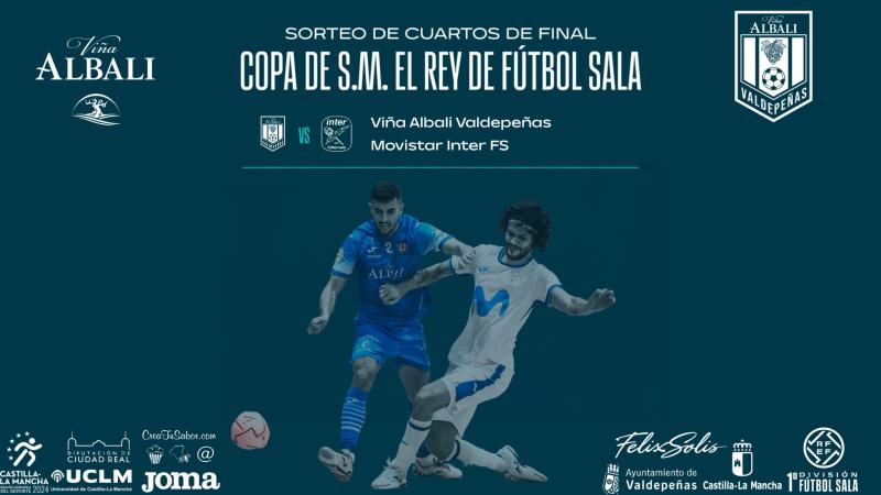 Noticia | El Viña Albali Valdepeñas recibirá a Movistar Inter en cuartos de Copa