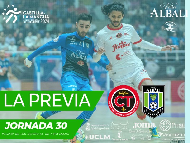 El Viña Albali Valdepeñas cierra la liga regular visitando cartagena