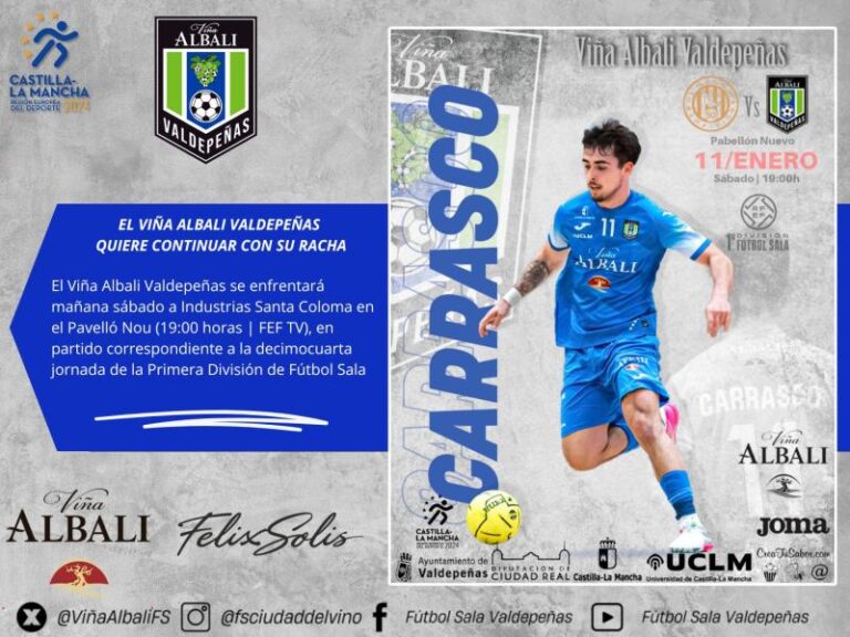 El Viña Albali Valdepeñas quiere continuar con su racha