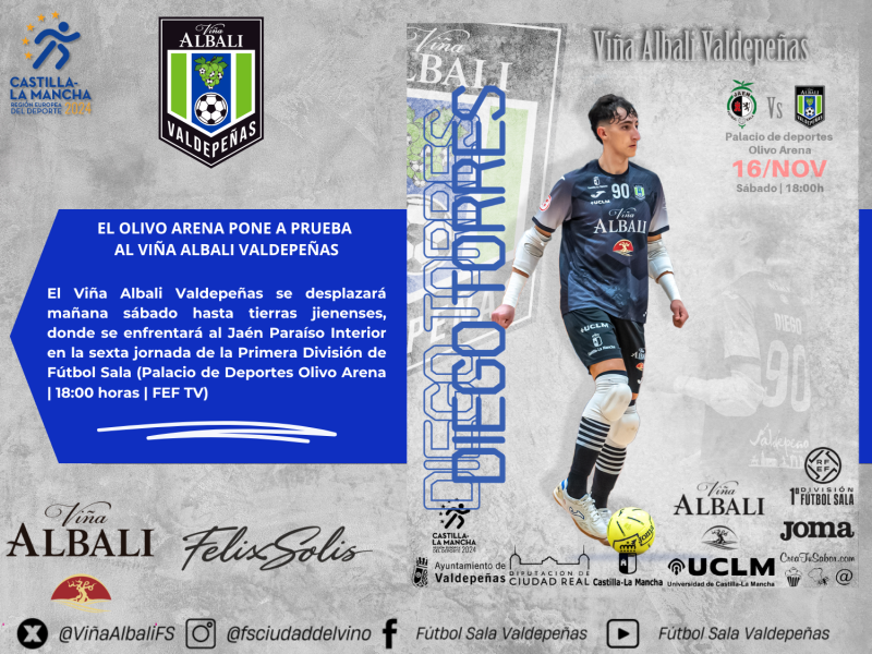 El Olivo Arena pone a prueba al Viña Albali Valdepeñas