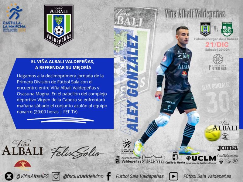 El Viña Albali Valdepeñas, a refrendar su mejoría