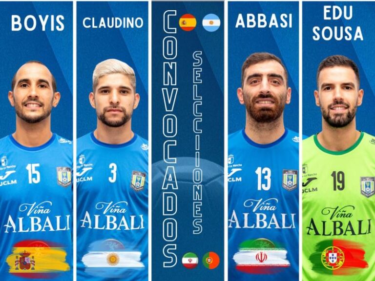 Cuatro jugadores del Viña Albali Valdepeñas viajarán con sus selecciones