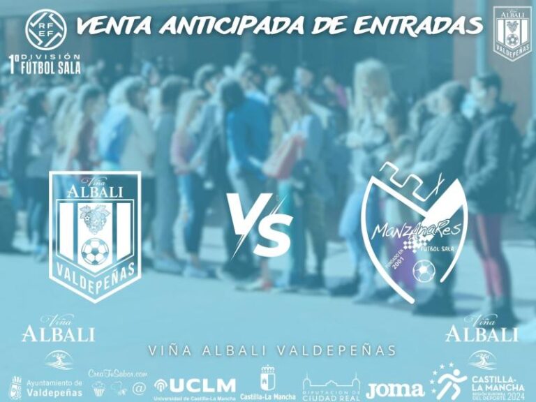 Venta de entradas anticipada (1/2 día del club) –  jornada 13 vs Quesos El Hidalgo Manzanares fs