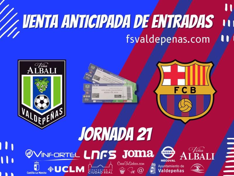 Venta de entradas anticipada  jornada 21 vs Barça