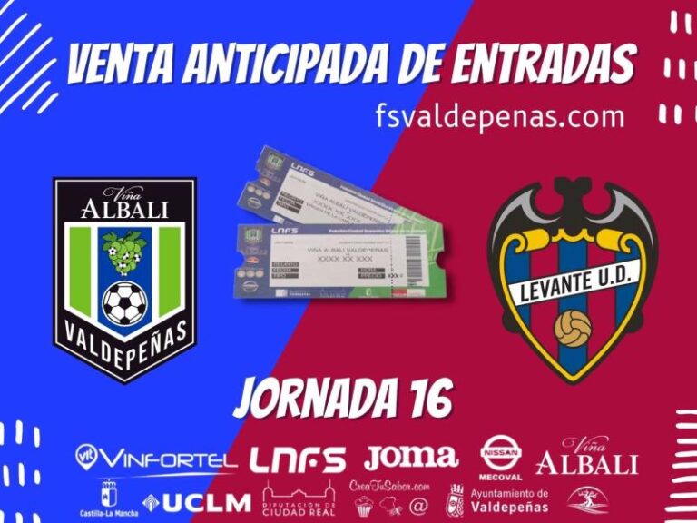 Venta de entradas anticipada  (la jornada 16 del campeonato de liga)