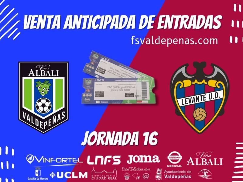 Venta de entradas anticipada  (la jornada 16 del campeonato de liga)