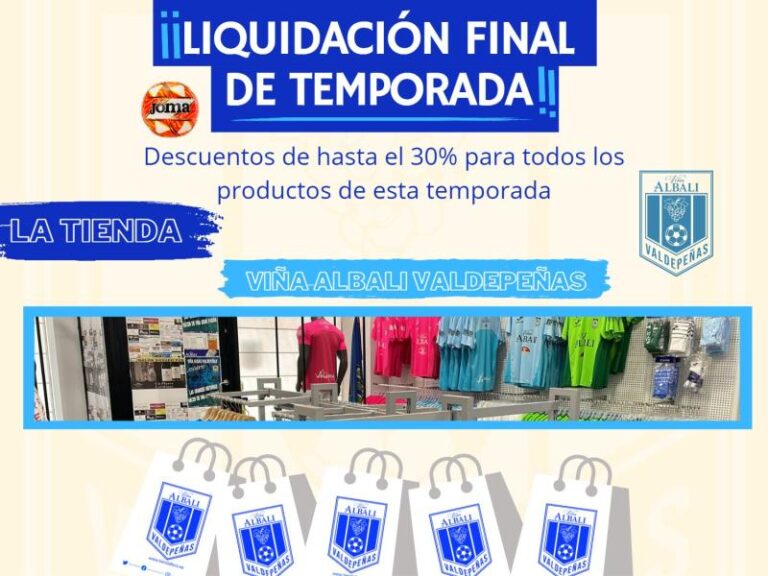 Noticia | Las rebajas llegan a la tienda oficial del Viña Albali Valdepeñas
