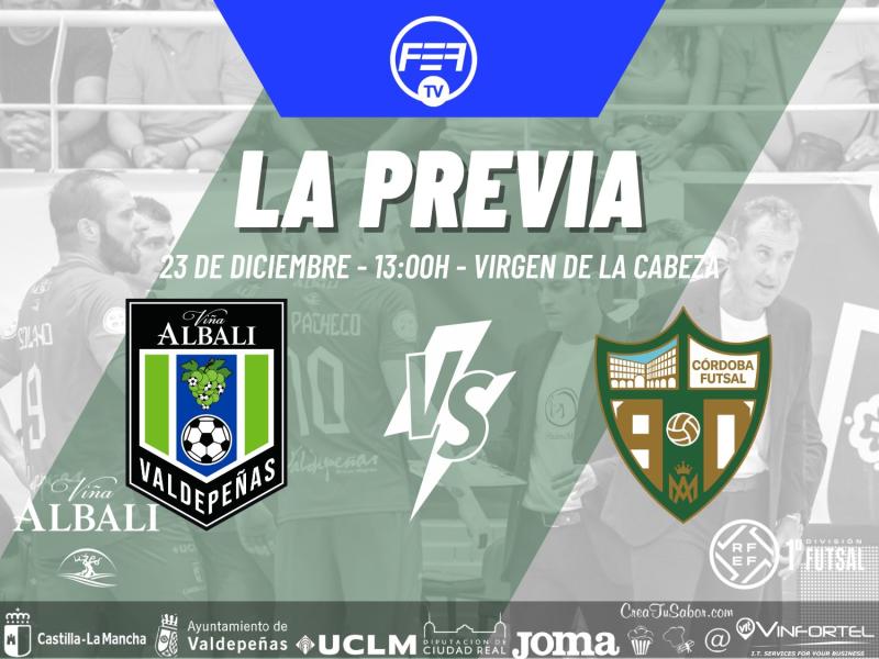 El Viña Albali Valdepeñas despide el año con la visita del córdoba